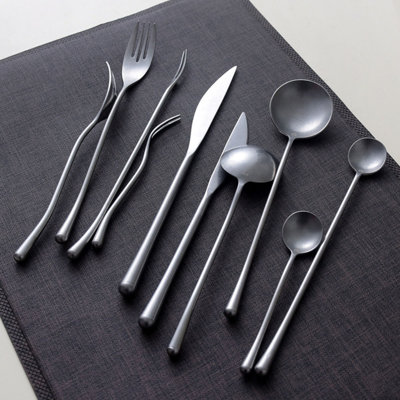 Ensemble de couverts en acier inoxydable Ebern Designs Minire