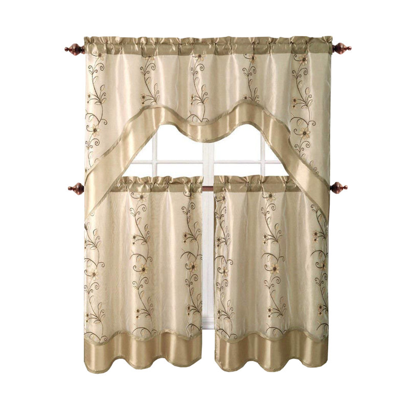 Rideau de cuisine Euphemia, Taupe