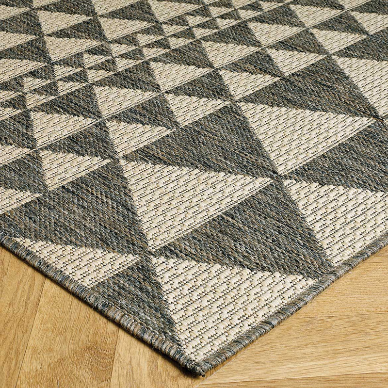 Lanagan Geometric Area Rug, Rectangle 60 x 110cm