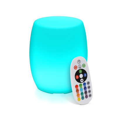 LED Outdoor Bar Stool 16 Colors Changing Party Stool with Remote Control by MoNiBloom