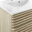 Meuble-lavabo blanc avec lavabo 30 po Render