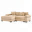 Canapé modulaire surdimensionné en L surdimensionné en tissu velours côtelé-369964132-369964137-398724719