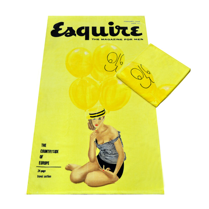 Serviette de plage en coton 100% Esquire