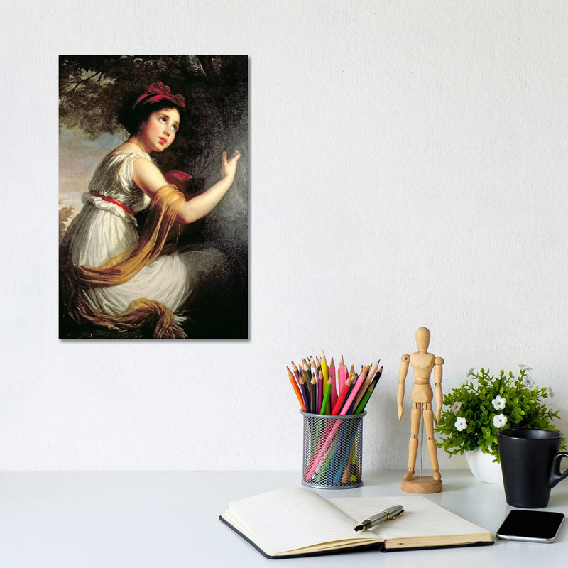 Portrait of Julie Le Brun, c.1797 1 Piece Wrapped Canvas Painting, 30.48cm H x 20.32cm W x 1.905cm D