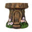 Tabouret de jardin fantaisiste 11,4 po, statue en oxyde de magnésium pour patio et cour