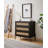 Butera 3 Drawer Dresser Rattan Storage Cabinet with 3 Large Drawers, Boho Mid-Century Wooden Nightstand Drawer Dresser, Sideboard Buffet Cabinet with Storage for Living Room Dining Room Hallway, 30×15.8×30 Inches