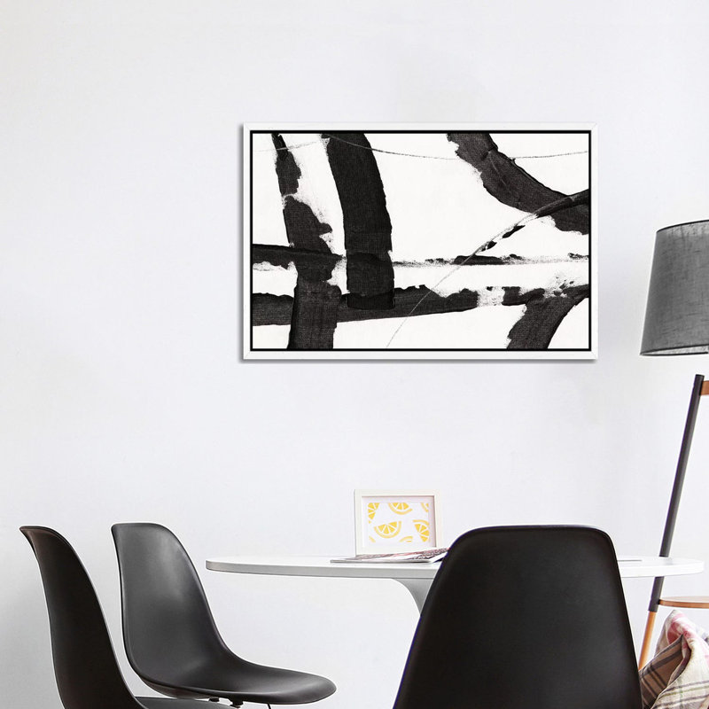 Obsidian Harmony I by Tim OToole - Gallery-Wrapped Canvas Giclée on Canvas, White Floater Framed, 66.04 cm H x 45.72 cm W