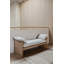 Katelyn White Oak Bench