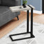 Table d'appoint, en forme de C, bout, côté, collation, salon, chambre à coucher, stratifié, métal-303910312