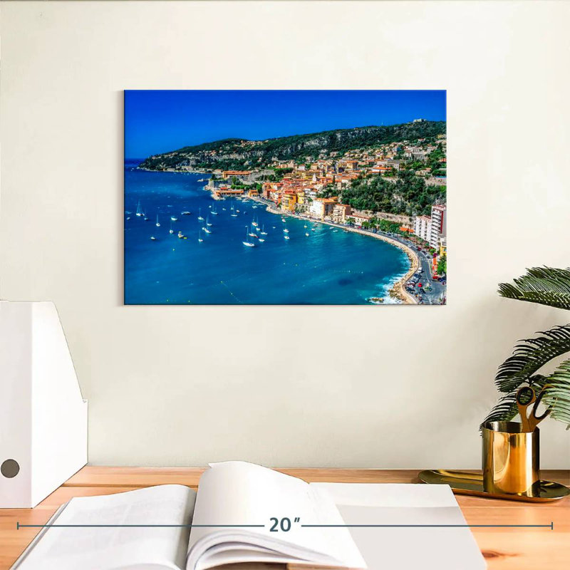 Gillard Villefranche-Sur-Mer Côte, H 8 po x l 12 po