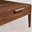 Table basse de style américain en noyer minimaliste