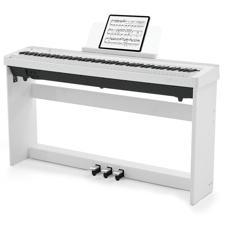 White Wood Electric Play Music Instrument