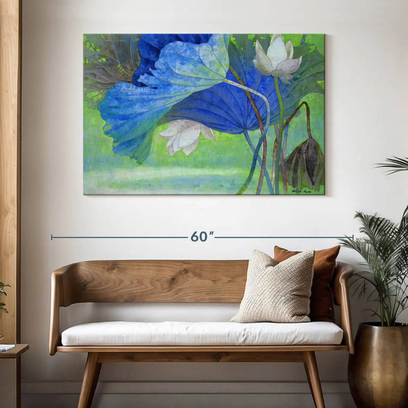 Harnek Azure Early Spring, 32" H x 48" W