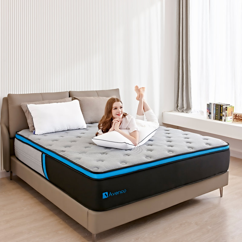 Avenco 10" Medium Pillow Top Hybrid Mattress, King