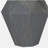 Pringle Grey Octagonal Solid Mango Wood Side Table-849159556