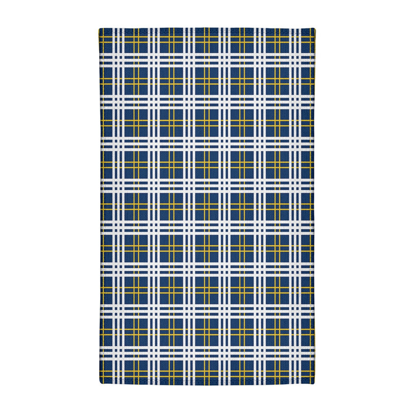 Plaid Indoor Rug, Round 5'