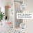32-36" W x 72" H Frameless Pivot Shower Glass Door with 1/4" and 5/16" Tempered Glass, Swing Shower Doors with 105° Anti-Collision Stop, Chrome Finish, Reversible Installation-122796414