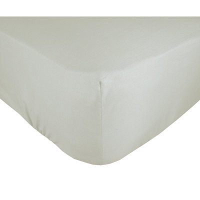 Cotton Blend Percale Fitted Sheet