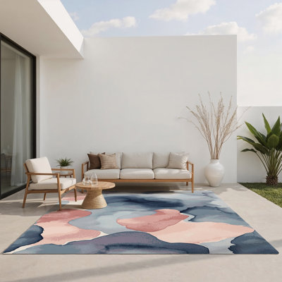 Tapis intérieur et extérieur Serene Flow