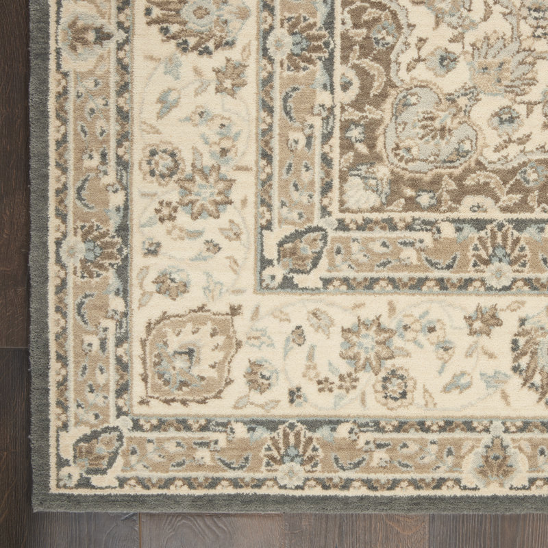 Crownover Wool Oriental Indoor Rug, Rectangle 9'9" x 13'9"