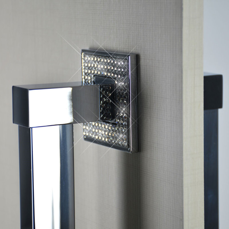 Ritz Back to Back Door Pull, Diamond Chrome