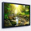 «Mountain Stream in Forest», reproduction de photo sur toile-802859875-802859880