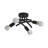 Charmes Modern Sputnik Semi Flush Mount Ceiling Light Fixture, Industrial Kitchen Light Fixtures Ceiling Mount, 4-Light Dining Room Light Fixture for Bedroom-1856477894