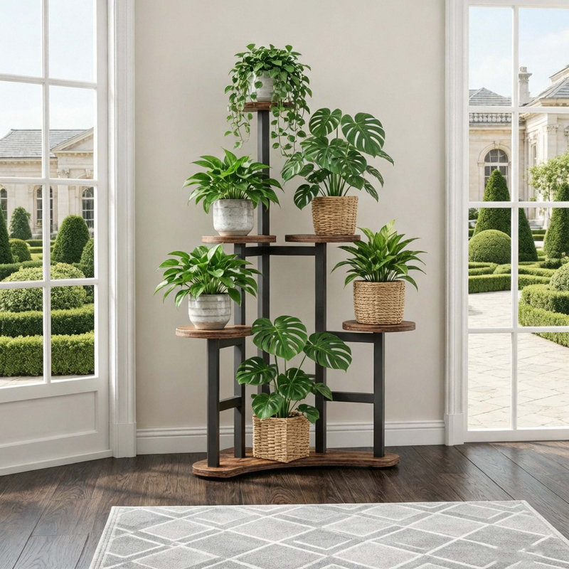 Présentoir de plante d'intérieur