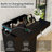 48.4" Modern 6-Drawer Dresser with LED Lights, Charging Station & Locked Hidden Storage-576398734
