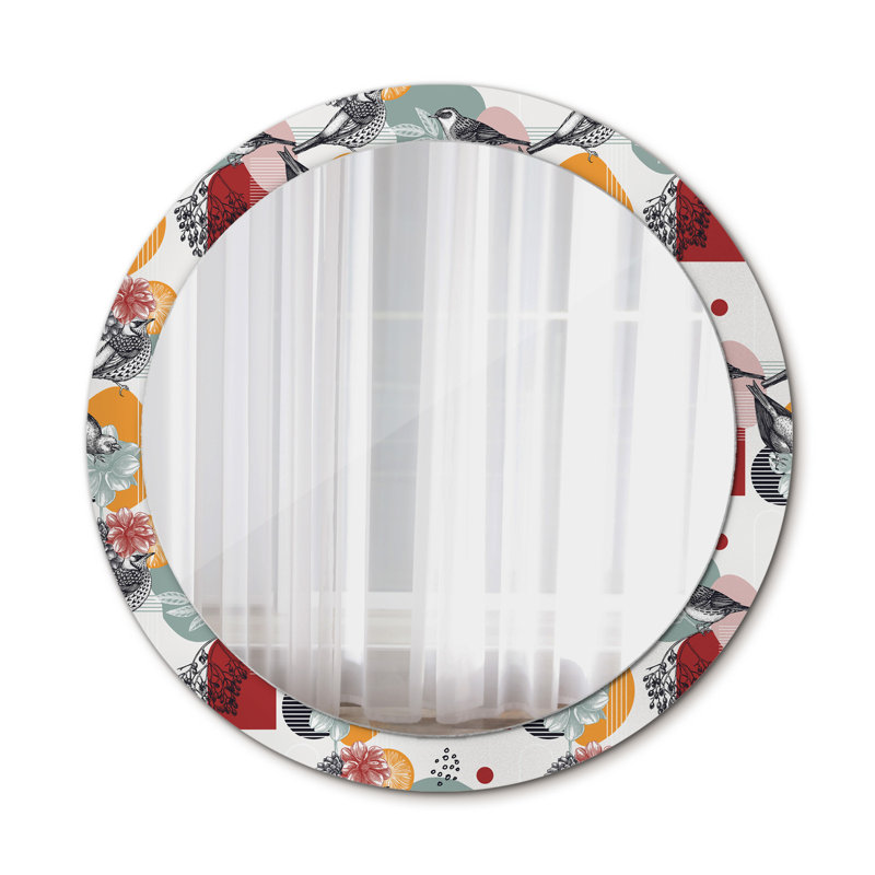 Huldar Glass Flat Wall Mirror