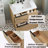 30 Inch Bathroom Vanity with Ceramic Sink,Full-Extension Drawers,Soft Close Slides,and Fluted Design for Modern Bathrooms-282702826