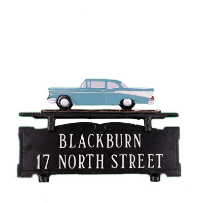 Metal Mailbox Sign