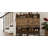 Modern Double-Layer Flip-Top Shoe Cabinet with Adjustable Shelves and Hooks Entryway Storage Cabinet