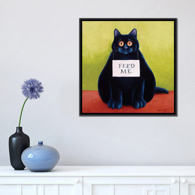 «Fat Cat» par Vicky Mount - reproduction d'art