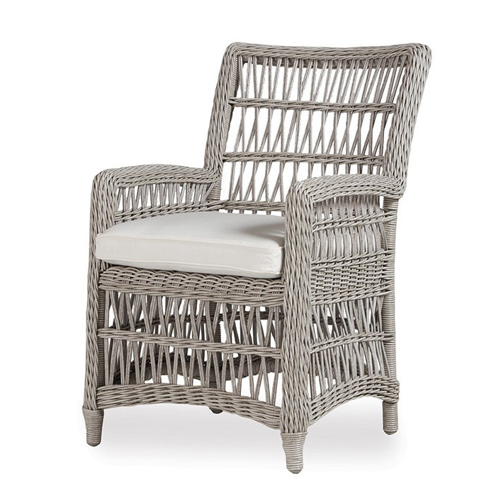 Mackinac Outdoor Dining Armchair, Charlotte Sparrow