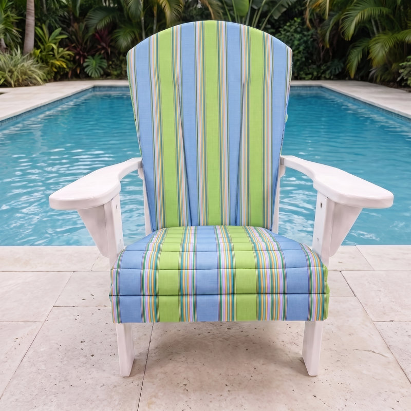 Coussin de chaise Adirondack  - Tissu d'extérieur de qualité supérieure, résistant à la décoloration et aux rayons UV