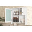 Armoire murale de salle de bain de 30 pouces avec miroir, armoire à pharmacie murale avec 2 tablettes pour le rangement au-dessus de la toilette
