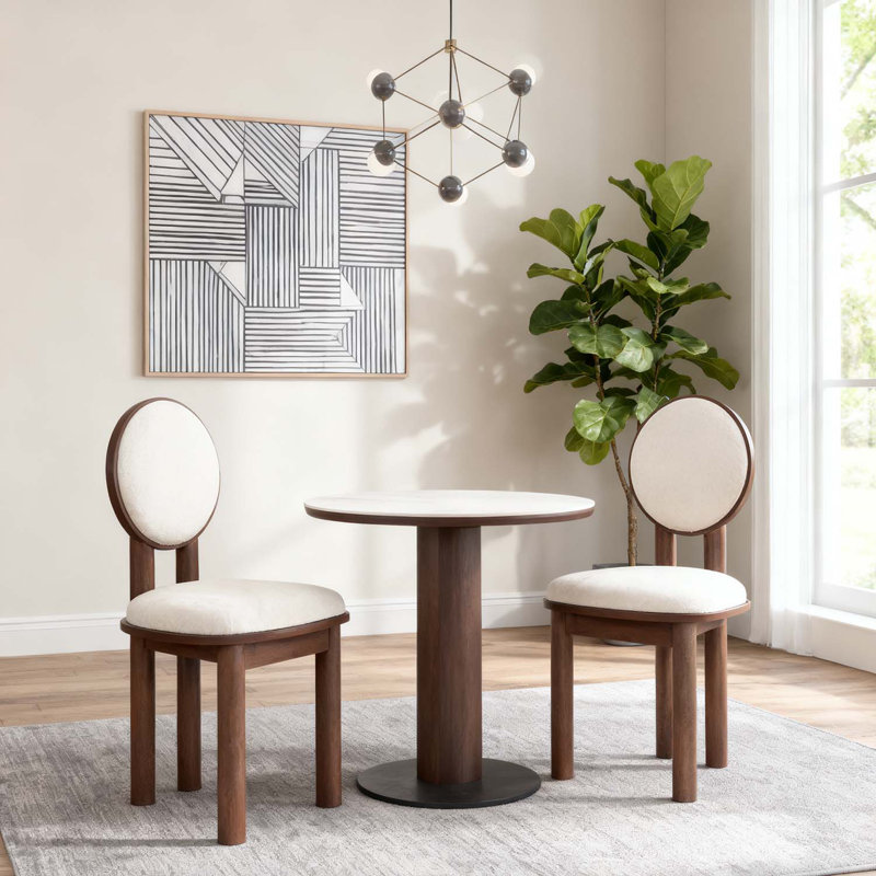Elegant Dining Chair Set,Perfect For Modern And Comfortable Seating(Set Of 2), Walnut