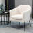 Bihter Boucle Barrel Chair-93464986