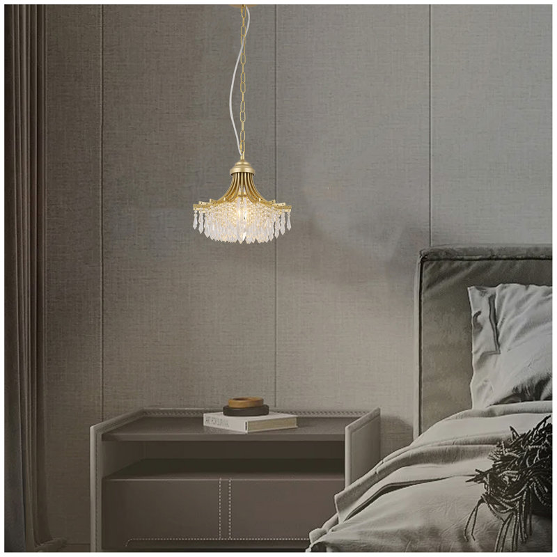 Lustre suspendu 11,75 "Dia X 10" H