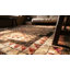 Antique Geometric Medallion Wool &amp; Cotton Hooked - Loop Pile Multicolor Jewel Tones 1925 Rug