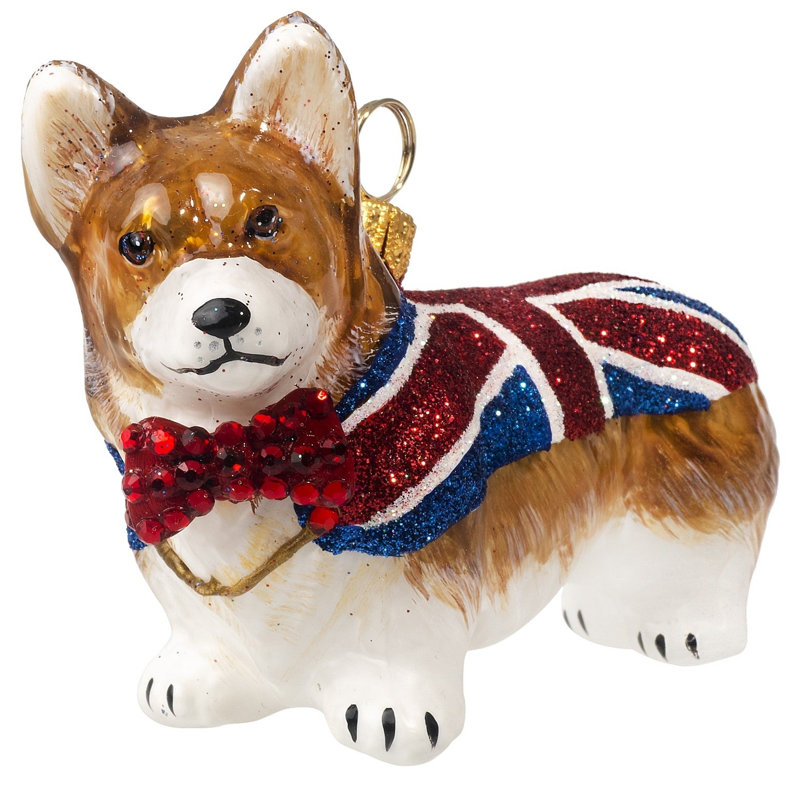 Pembroke Corgi W/Union Jack Coat