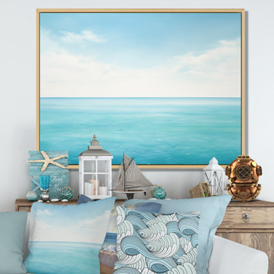 Impression sur toile Ocean Minimalisme Horizon II