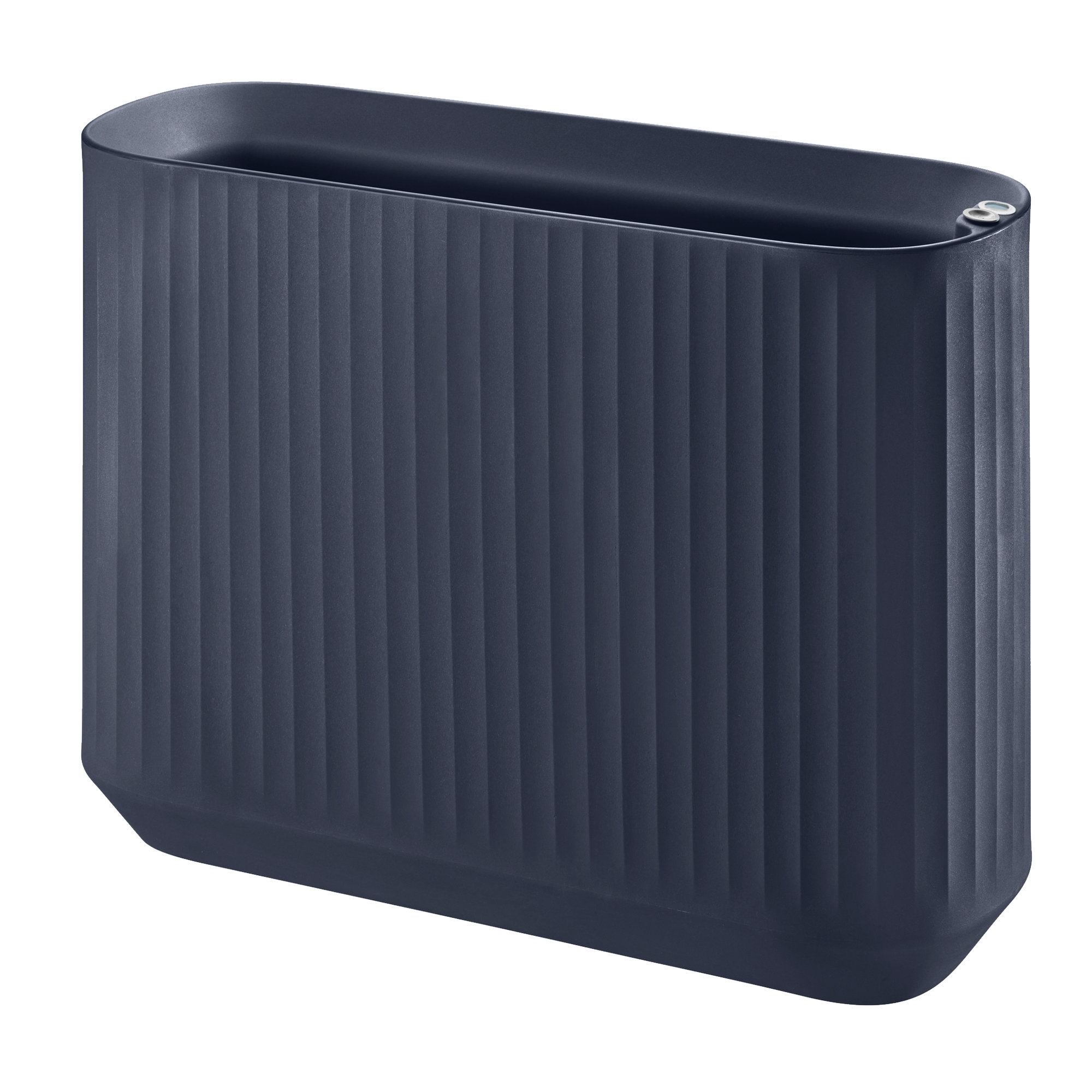 Mod Self Watering Plant Box, 40" x 14" x 30"H - Privacy Planter Wall, Midnight 