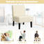 Upholstered Linen Slipper Chair-1106067061