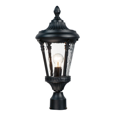 Tête de lanterne d’extérieur 1 lumières poteau Westfall