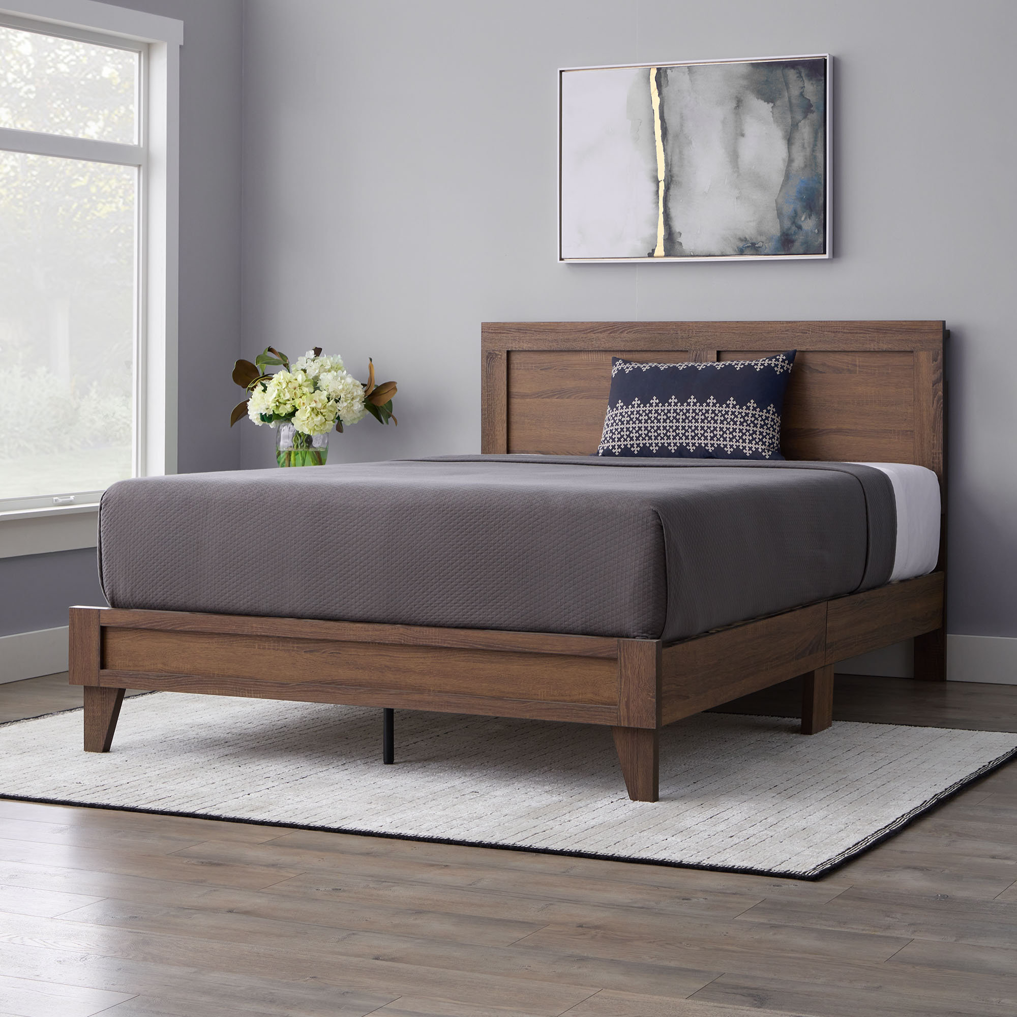 Lark Manor™ Angelque Wood Panel Platform Bed Frame & Reviews | Wayfair