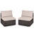 Jeadon 51'' Wide Straight Wicker Patio Sofa with Cushions-1008842612