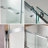 56-60x76" Double Sliding Shower Door with 3/8" Thickened Upgrade Tempered Glass | Stainless Steel Hardware | Safe, Explosion-Resistant, Clear & Stylish, Sturdy & Durable -50287688