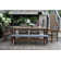 Fleur 7 - Person Wood Patio Dining Set with Rectangular Table